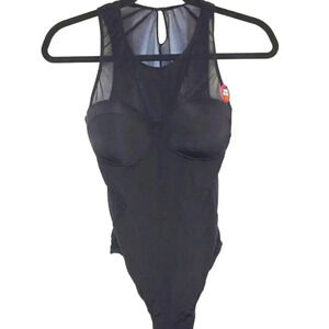 Rene Rofe Sheer Thong Bodysuit